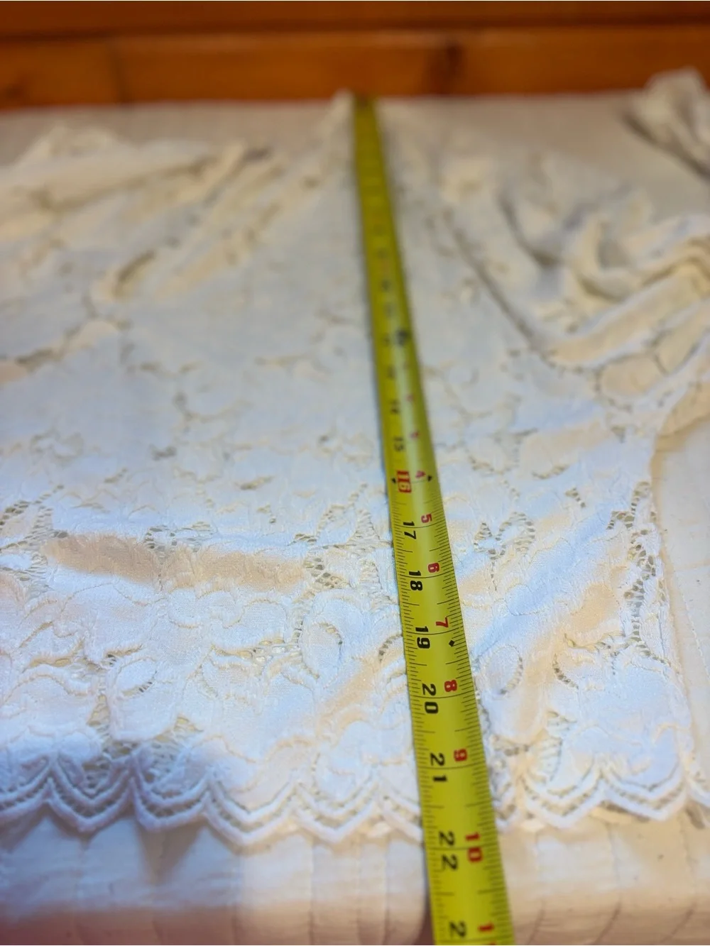 Free People NWOT Olivia Lace Top Long-Sleeve Smock Ivory Boho Blouse Women's XS